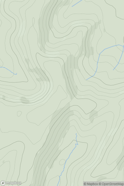 Thumbnail image for Gibbet Hill [South East England] showing contour plot for surrounding peak
